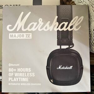 Marshall Major IV Black Wireless Headphones